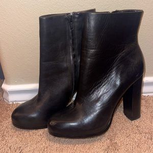 Aldo Black Heeled Booties